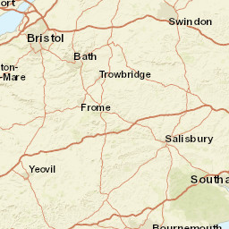 Bath and North East Somerset Street Map