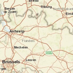 North Brabant Street Map