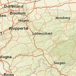 North Rhine-Westphalia Street Map