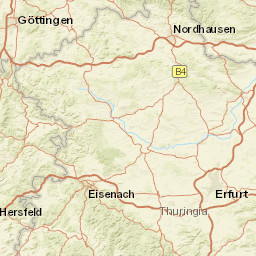 Thuringia Street Map