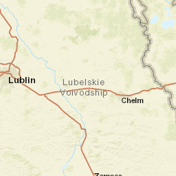 Lublin Voivodeship Street Map