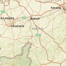 Wallonia Street Map