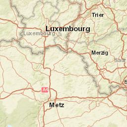 Canton of Echternach Street Map