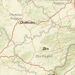 Olomoucký kraj Street Map
