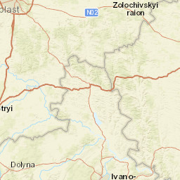 Ivano-Frankivska oblast Street Map
