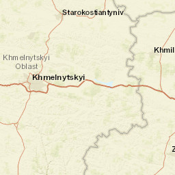 Khmelnytska oblast Street Map