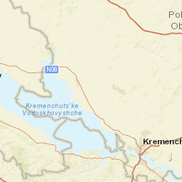 Poltavska oblast Street Map