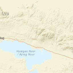 Uvs Province Street Map