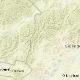 Orkhon Province Street Map