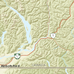 Trans-Canada Highway, Fraser Valley A Street Map