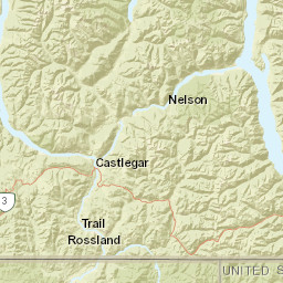Nelson Nelway Highway, Nelson, BC V1L 6X9 Street Map