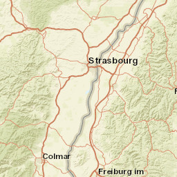 Alsace Street Map