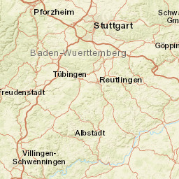 Baden-Württemberg Street Map