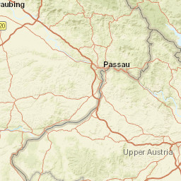 Upper Austria Street Map