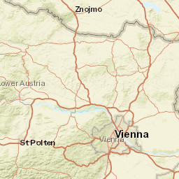 Lower Austria Street Map
