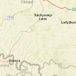 Soroca District Street Map