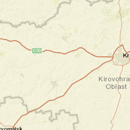 Kirovohradska oblast Street Map