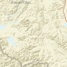 Bayan-Ölgii Province Street Map