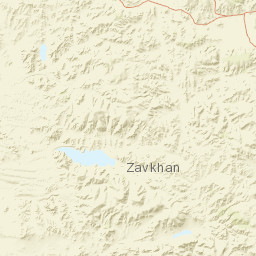 Zavkhan Province Street Map