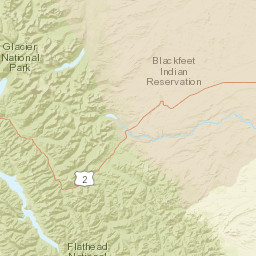 15010 U.S. 2, Flathead National Forest, Essex Street Map