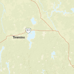 155 Anson Drive, Iroquois Falls, ON P0K Street Map