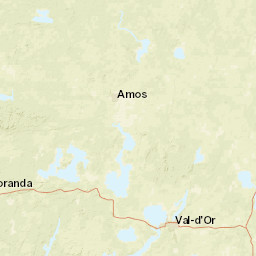 1172-1260 Route d\'Aiguebelle, Rouyn-Noranda Street Map