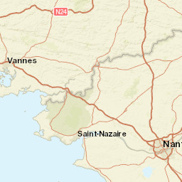 Loire-Atlantique Street Map