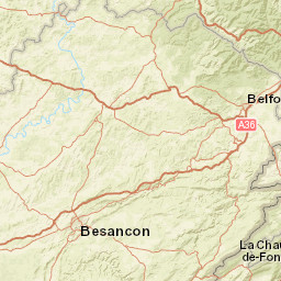 Territoire de Belfort Street Map