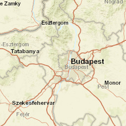 Pest County Street Map