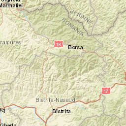 Bistrița-Năsăud County Street Map