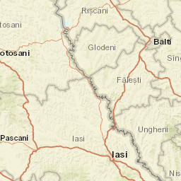 Botoșani County Street Map