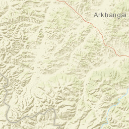 Arkhangai Province Street Map