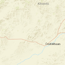 Khentii Province Street Map