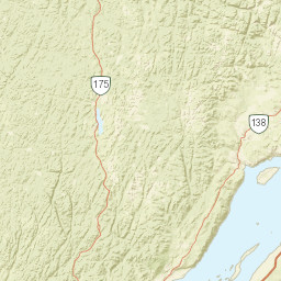 Lacs Region Street Map