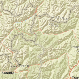 Trentino-South Tyrol Street Map