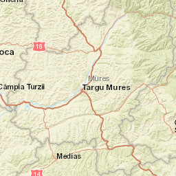 Maramureș County Street Map