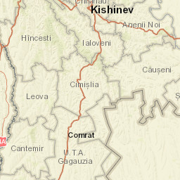 Chișinău Municipality Street Map