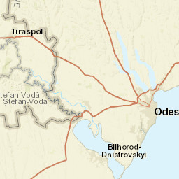 Odeska oblast Street Map