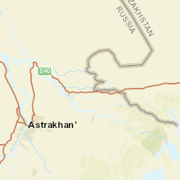 Astrakhan Oblast Street Map