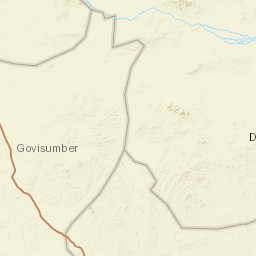 Govisümber Province Street Map
