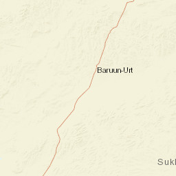 Sükhbaatar Province Street Map