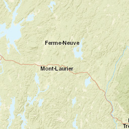 Montée du Mont St Michel, Lac-Saint-Paul Street Map