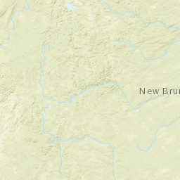 New Brunswick Street Map