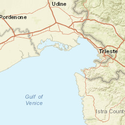 Kanal ob Soči Municipality Street Map