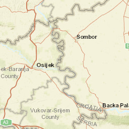 Vukovar-Syrmia Street Map
