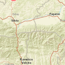 Sibiu County Street Map