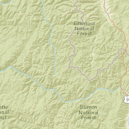3869-3899 U.S. 93, Salmon - Challis National Forest Street Map
