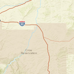 US Route 212 Busby MT 59016 Street Map