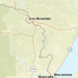 16417 County Road H, Fence, WI 54120 Street Map