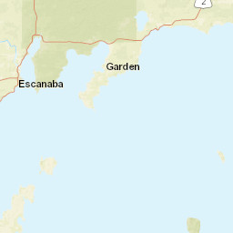 1298 E Lake Shore Dr, Manistique, MI 49854 Street Map